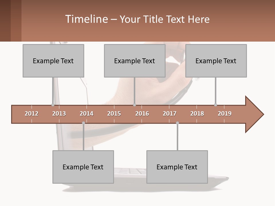 A Person Holding A Laptop With A Stethoscope In Their Hand PowerPoint Template