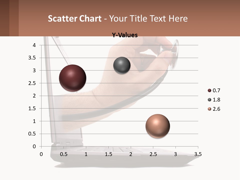 A Person Holding A Laptop With A Stethoscope In Their Hand PowerPoint Template