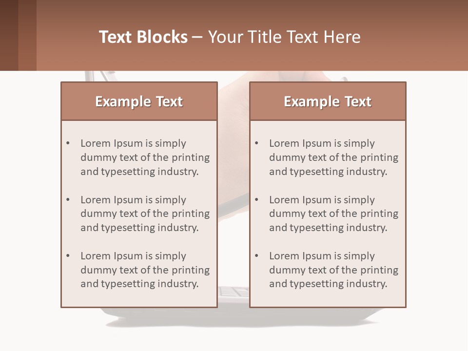 A Person Holding A Laptop With A Stethoscope In Their Hand PowerPoint Template