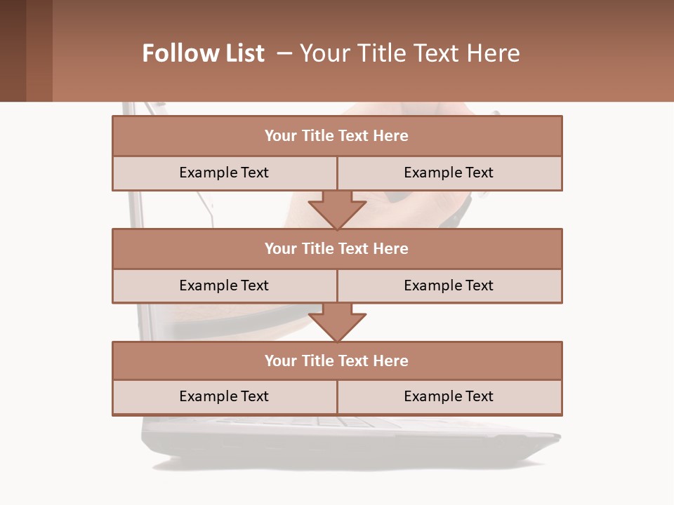 A Person Holding A Laptop With A Stethoscope In Their Hand PowerPoint Template