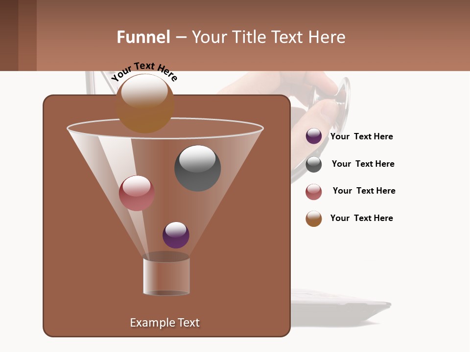 A Person Holding A Laptop With A Stethoscope In Their Hand PowerPoint Template