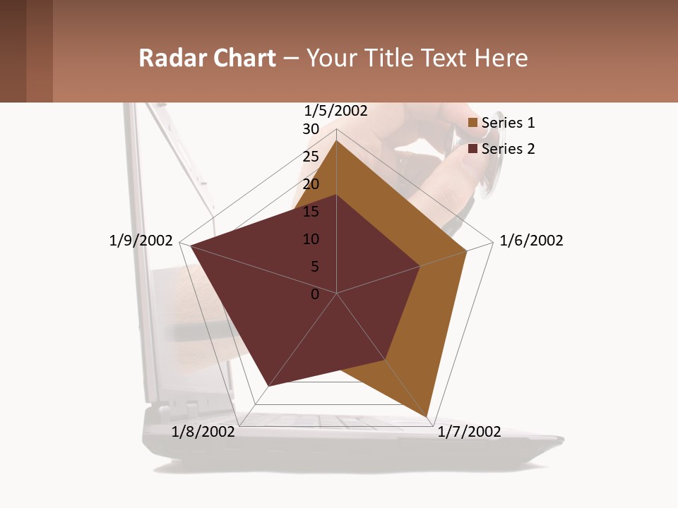 A Person Holding A Laptop With A Stethoscope In Their Hand PowerPoint Template
