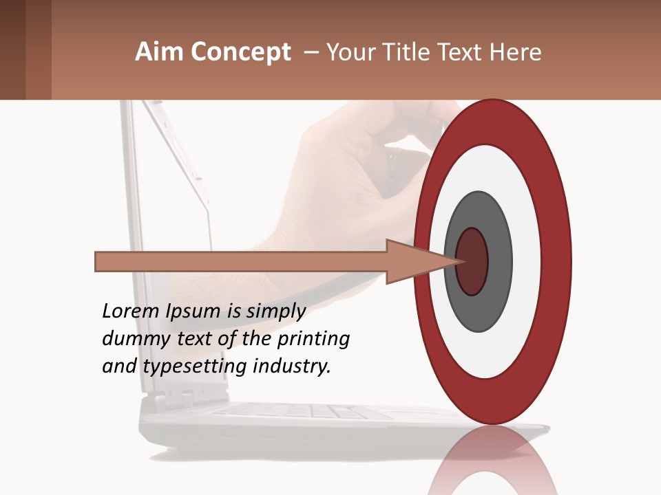 A Person Holding A Laptop With A Stethoscope In Their Hand PowerPoint Template