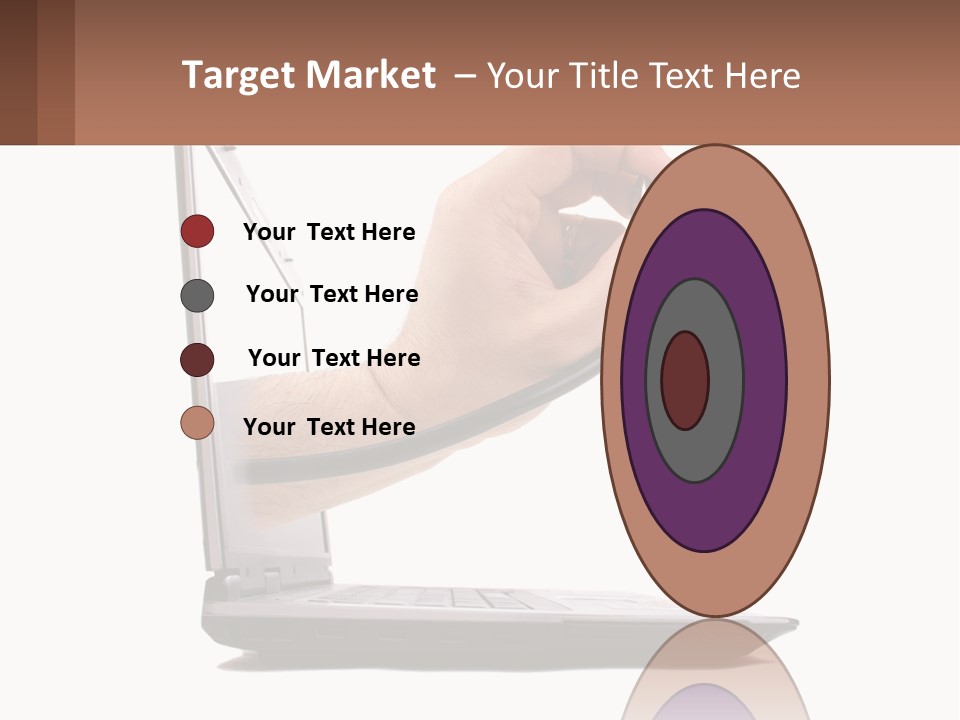 A Person Holding A Laptop With A Stethoscope In Their Hand PowerPoint Template