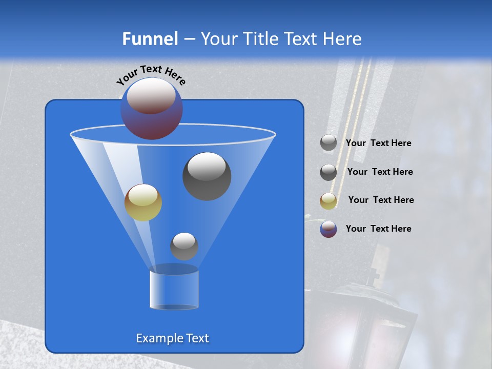 A Cemetery With Flowers And A Cross On It PowerPoint Template