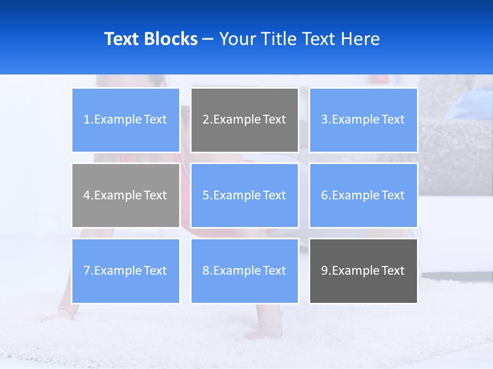 A Woman In A Pink Top Is Doing A Push Up PowerPoint Template