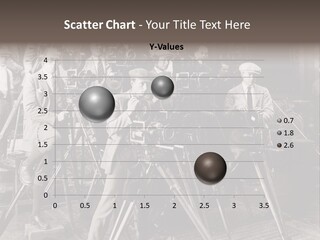 A Group Of People Standing Around A Camera PowerPoint Template