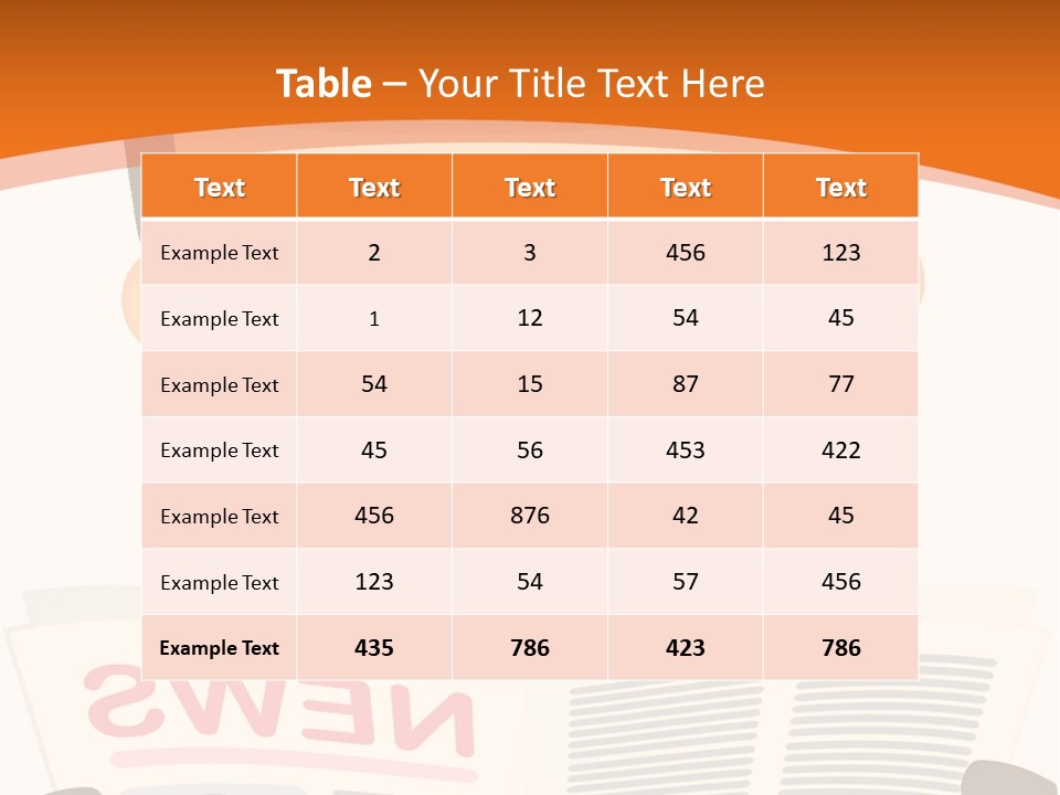 A Man In A Hard Hat Reading A Newspaper PowerPoint Template
