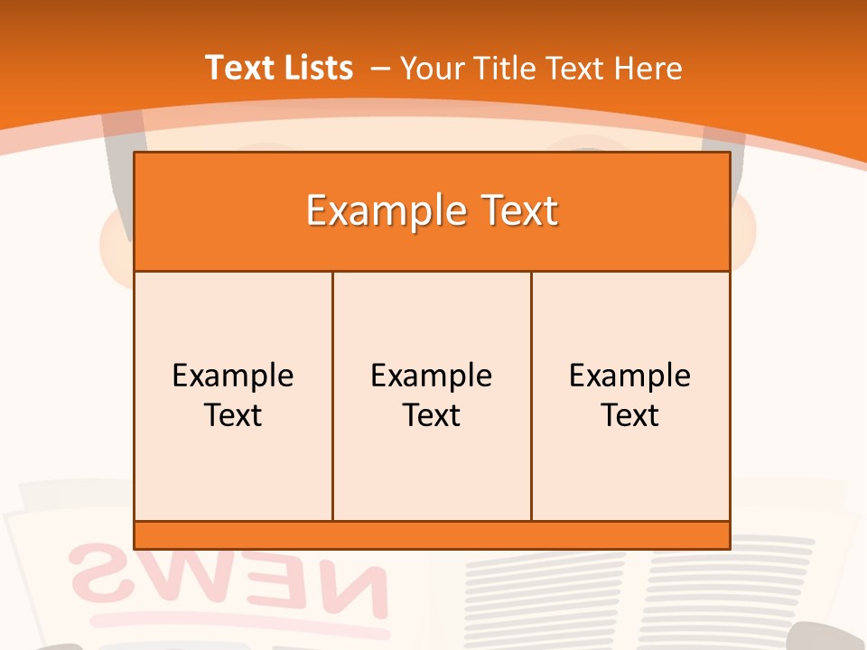 A Man In A Hard Hat Reading A Newspaper PowerPoint Template