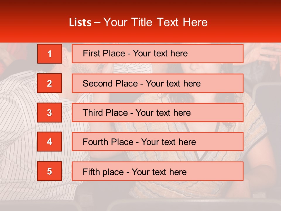 A Man And Woman Sitting Next To Each Other PowerPoint Template
