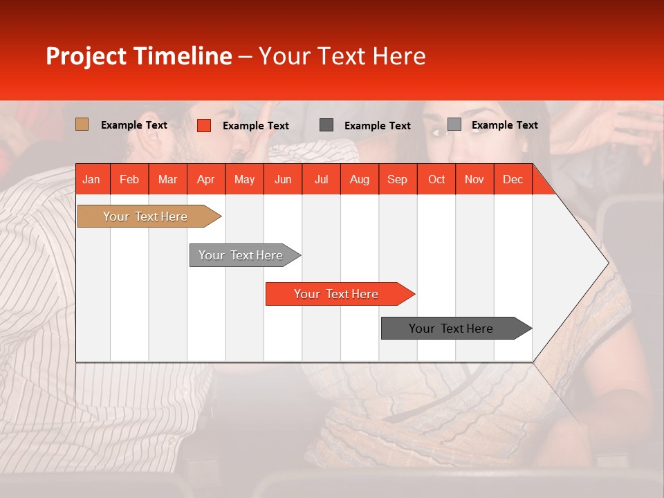 A Man And Woman Sitting Next To Each Other PowerPoint Template