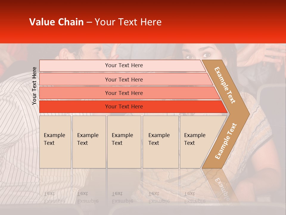A Man And Woman Sitting Next To Each Other PowerPoint Template