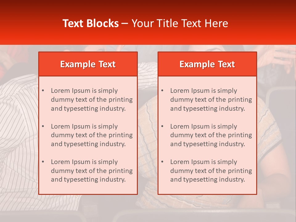 A Man And Woman Sitting Next To Each Other PowerPoint Template