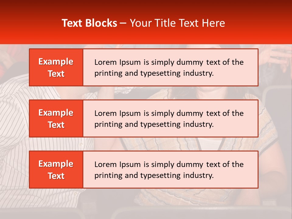 A Man And Woman Sitting Next To Each Other PowerPoint Template