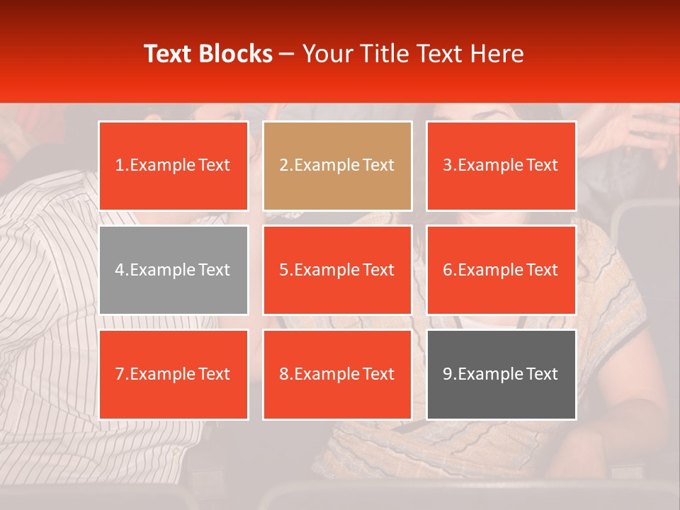 A Man And Woman Sitting Next To Each Other PowerPoint Template