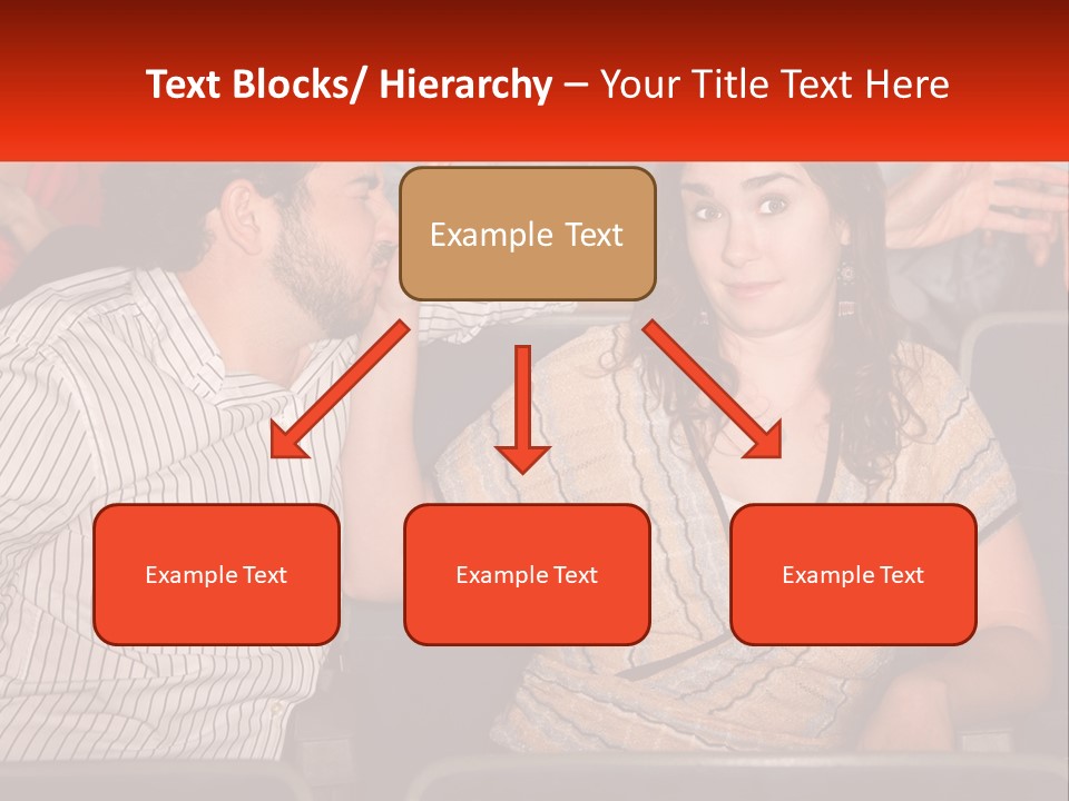 A Man And Woman Sitting Next To Each Other PowerPoint Template