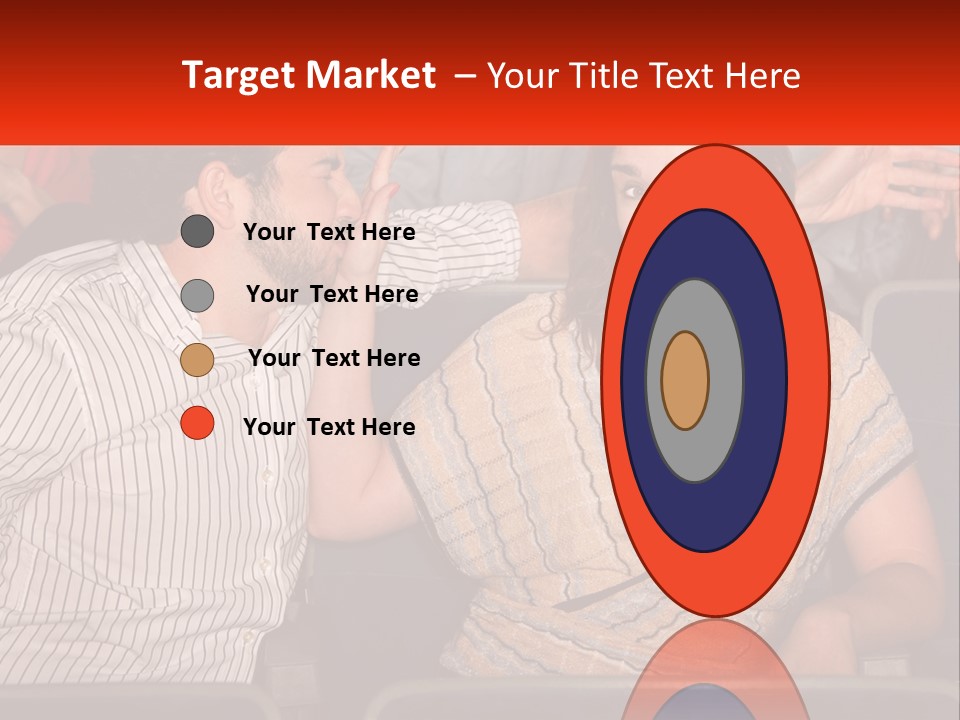 A Man And Woman Sitting Next To Each Other PowerPoint Template