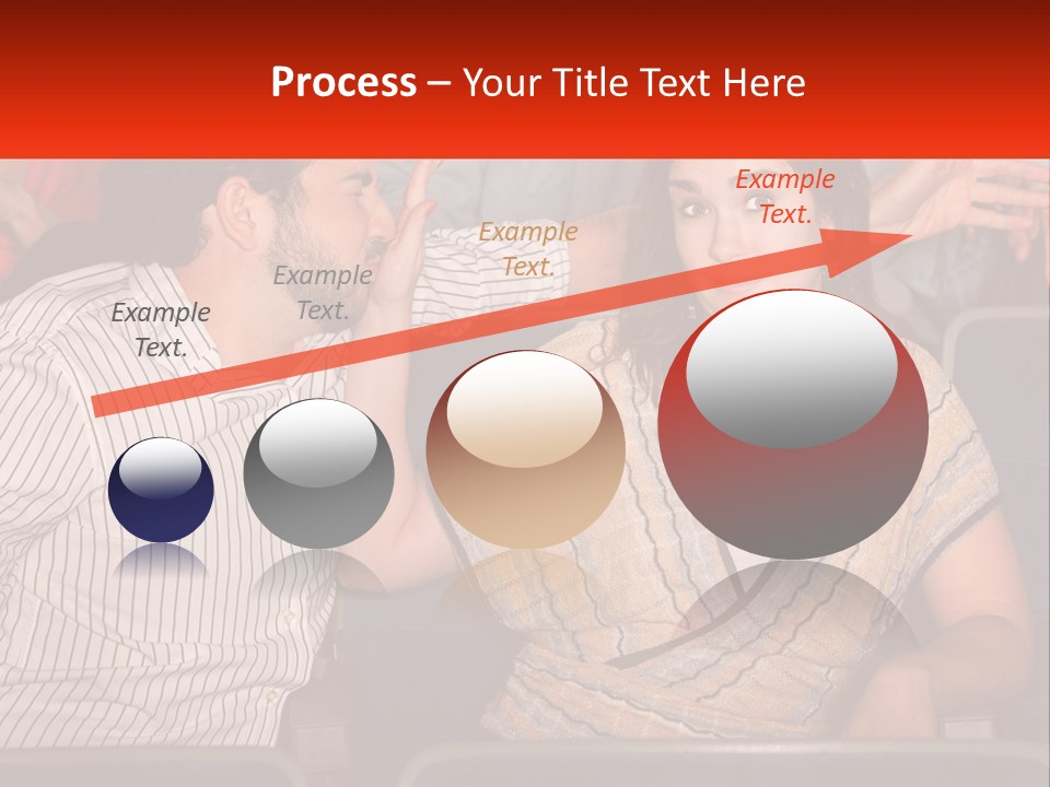 A Man And Woman Sitting Next To Each Other PowerPoint Template