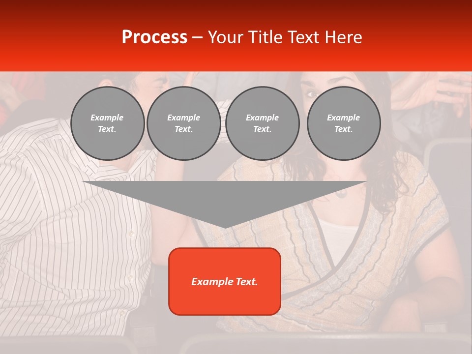 A Man And Woman Sitting Next To Each Other PowerPoint Template