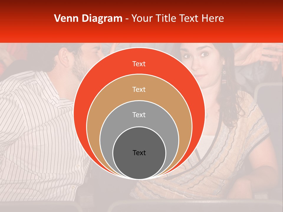 A Man And Woman Sitting Next To Each Other PowerPoint Template