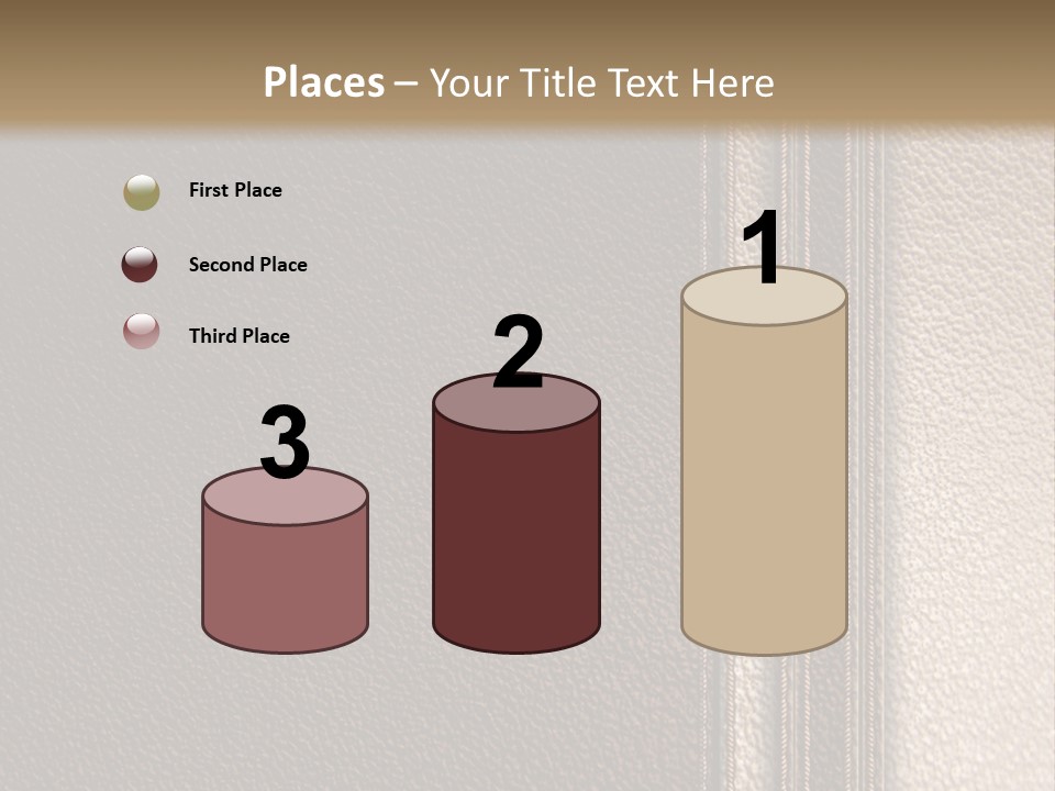 A Brown Leather Texture Powerpoint Presentation PowerPoint Template