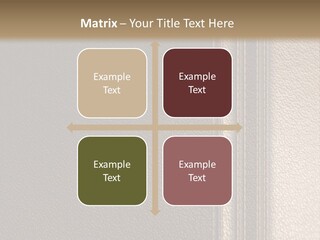 A Brown Leather Texture Powerpoint Presentation PowerPoint Template