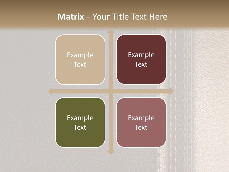 A Brown Leather Texture Powerpoint Presentation PowerPoint Template