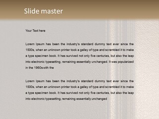A Brown Leather Texture Powerpoint Presentation PowerPoint Template