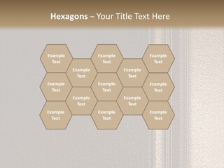 A Brown Leather Texture Powerpoint Presentation PowerPoint Template