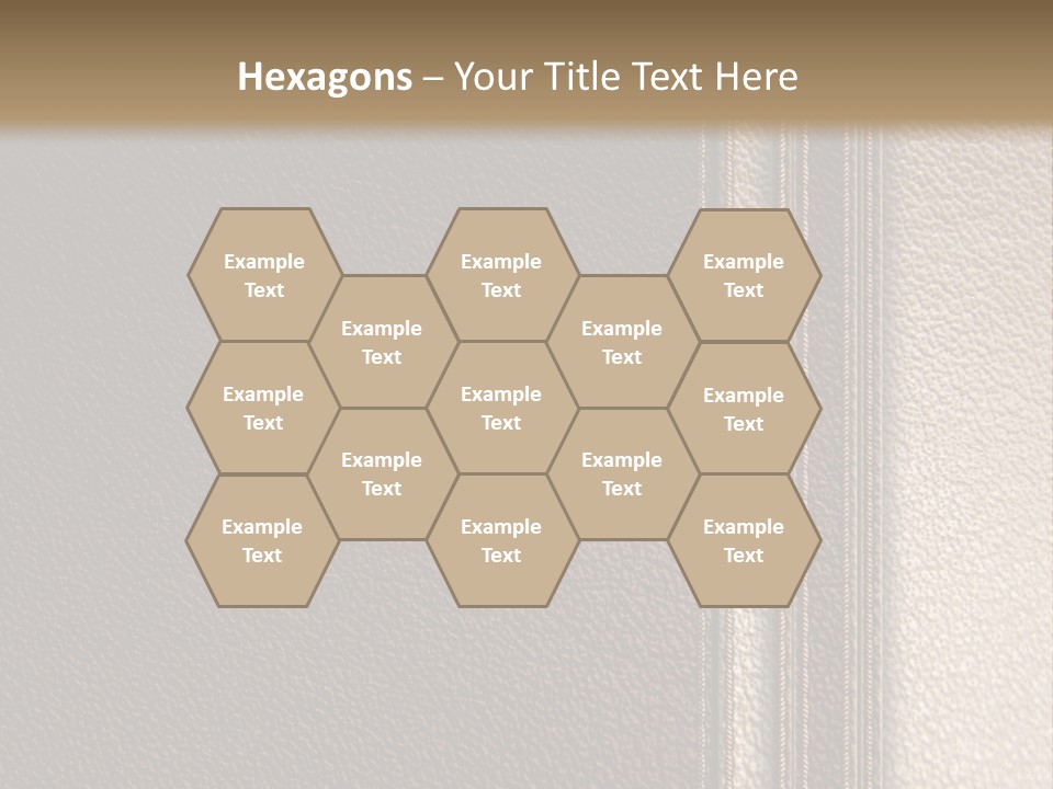 A Brown Leather Texture Powerpoint Presentation PowerPoint Template