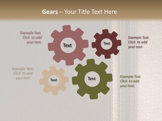 A Brown Leather Texture Powerpoint Presentation PowerPoint Template