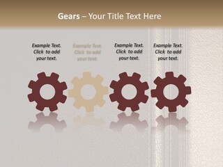 A Brown Leather Texture Powerpoint Presentation PowerPoint Template