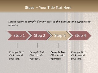 A Brown Leather Texture Powerpoint Presentation PowerPoint Template