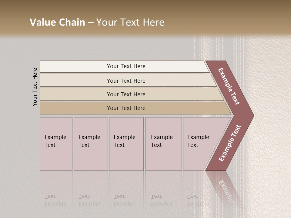 A Brown Leather Texture Powerpoint Presentation PowerPoint Template