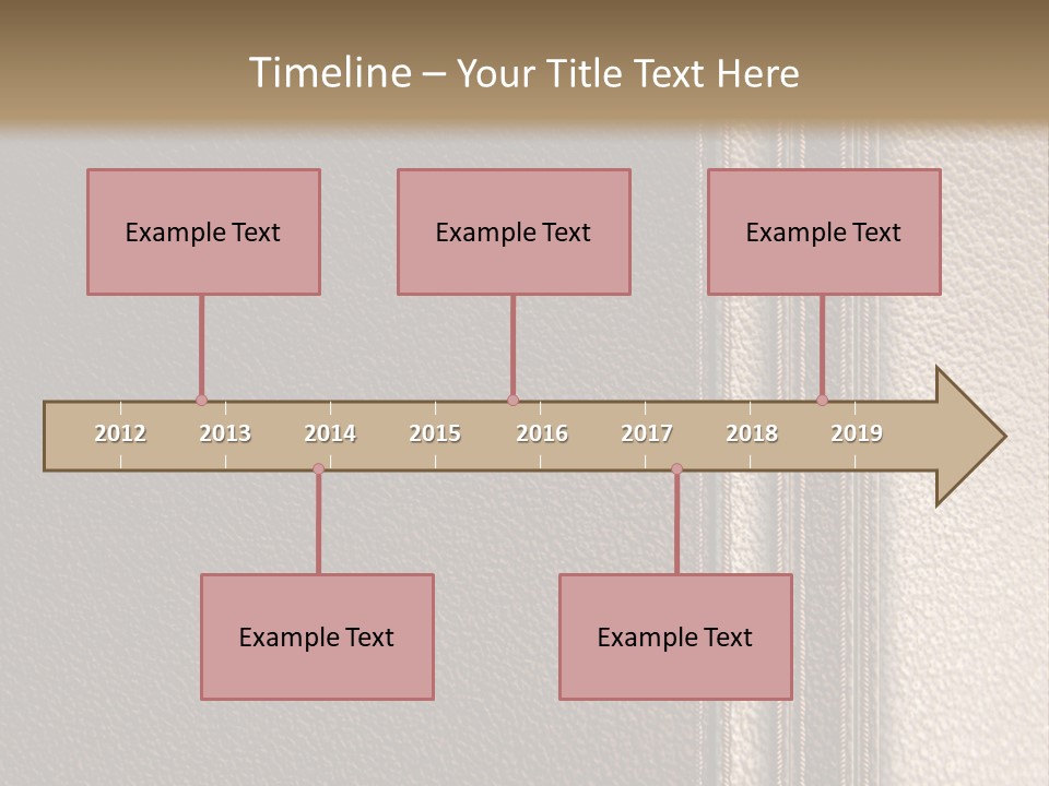 A Brown Leather Texture Powerpoint Presentation PowerPoint Template