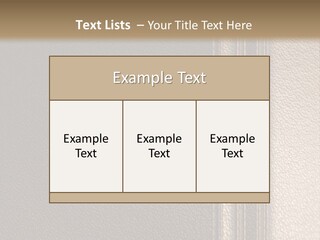 A Brown Leather Texture Powerpoint Presentation PowerPoint Template