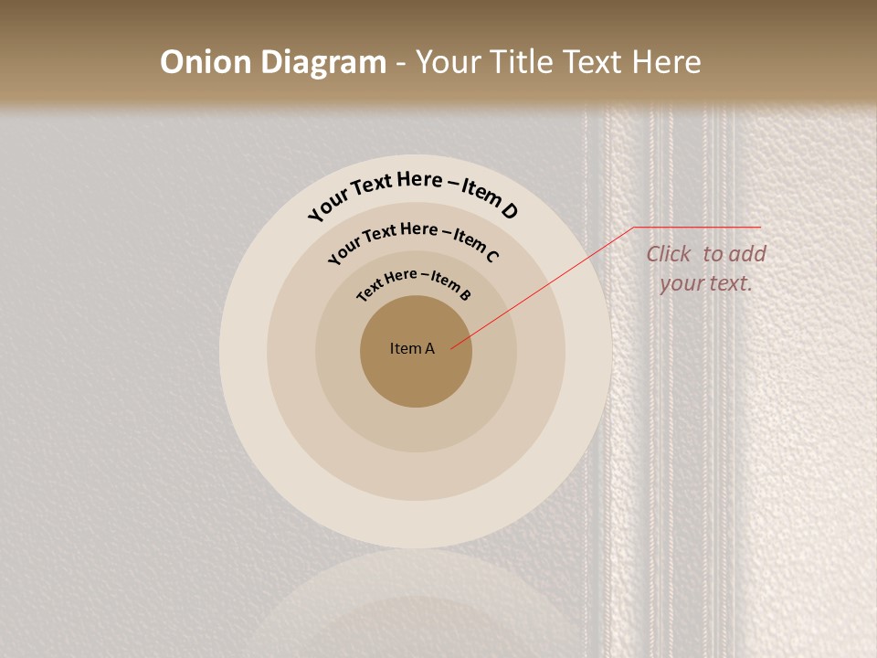 A Brown Leather Texture Powerpoint Presentation PowerPoint Template