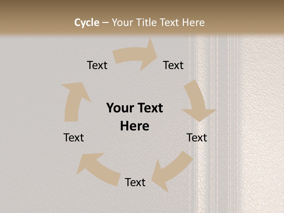 A Brown Leather Texture Powerpoint Presentation PowerPoint Template
