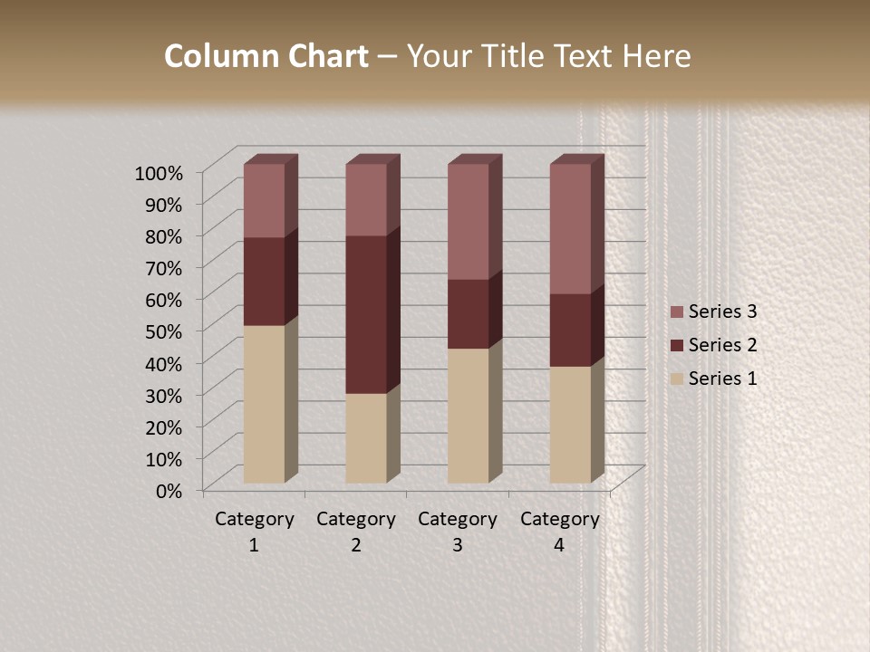 A Brown Leather Texture Powerpoint Presentation PowerPoint Template