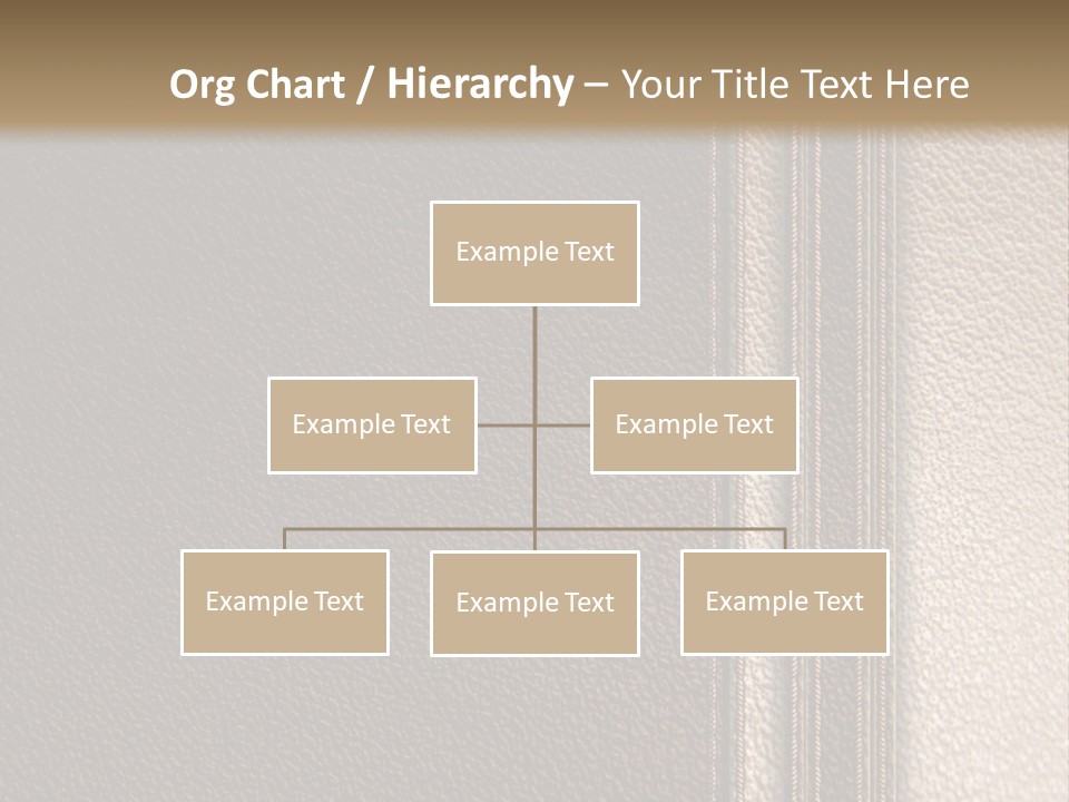 A Brown Leather Texture Powerpoint Presentation PowerPoint Template