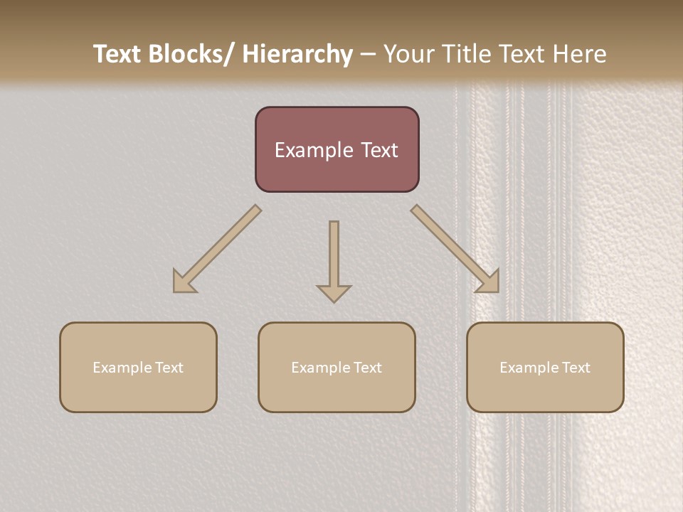 A Brown Leather Texture Powerpoint Presentation PowerPoint Template