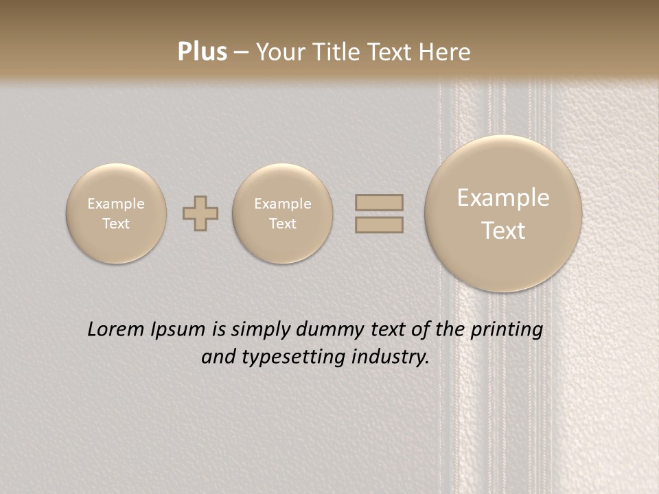 A Brown Leather Texture Powerpoint Presentation PowerPoint Template