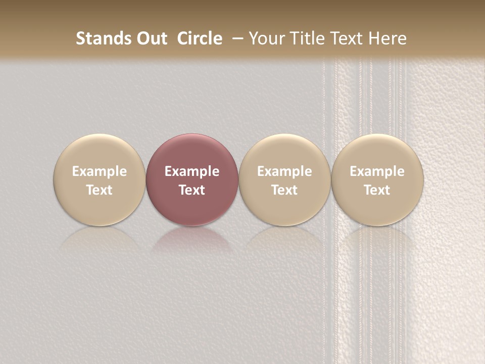 A Brown Leather Texture Powerpoint Presentation PowerPoint Template