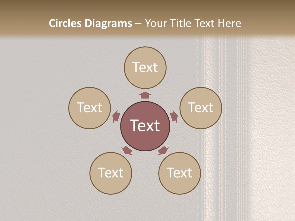 A Brown Leather Texture Powerpoint Presentation PowerPoint Template