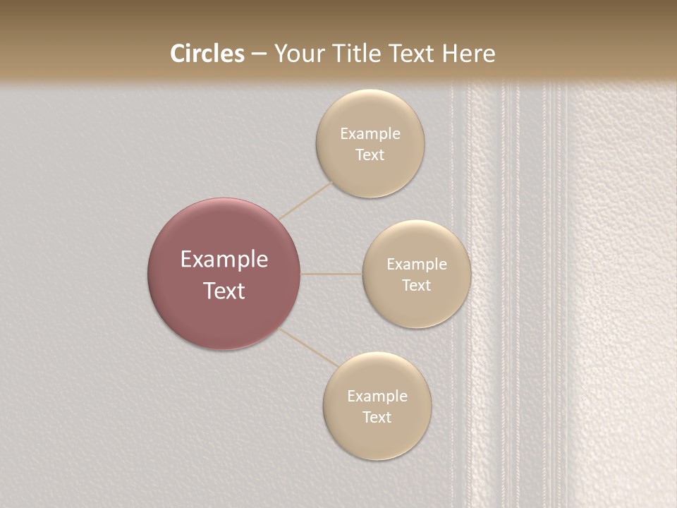 A Brown Leather Texture Powerpoint Presentation PowerPoint Template