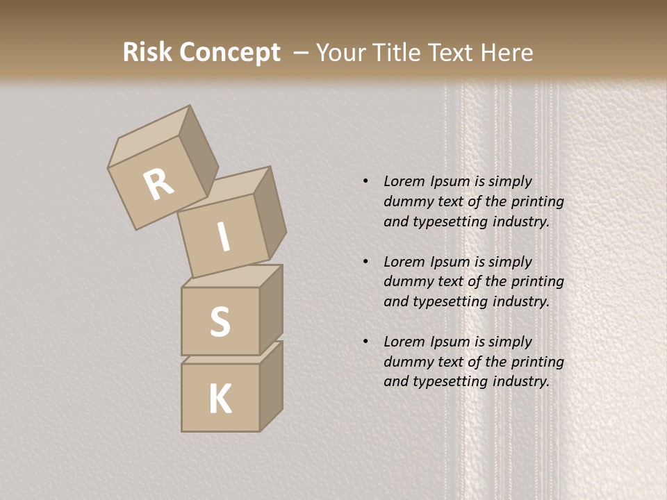 A Brown Leather Texture Powerpoint Presentation PowerPoint Template