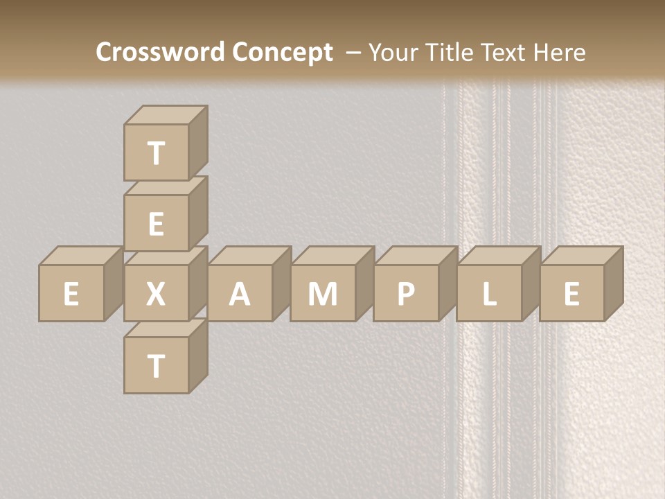 A Brown Leather Texture Powerpoint Presentation PowerPoint Template