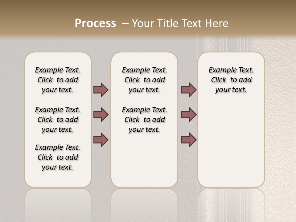 A Brown Leather Texture Powerpoint Presentation PowerPoint Template