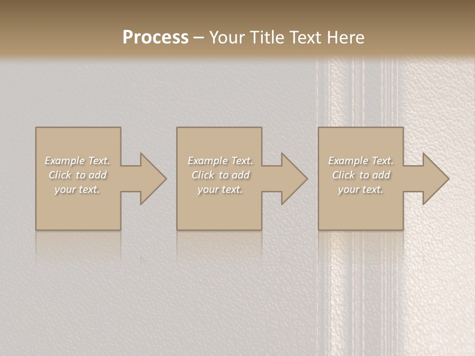 A Brown Leather Texture Powerpoint Presentation PowerPoint Template