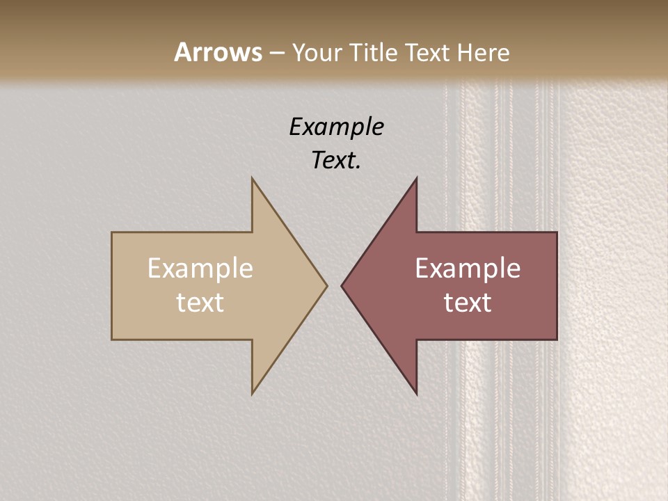 A Brown Leather Texture Powerpoint Presentation PowerPoint Template